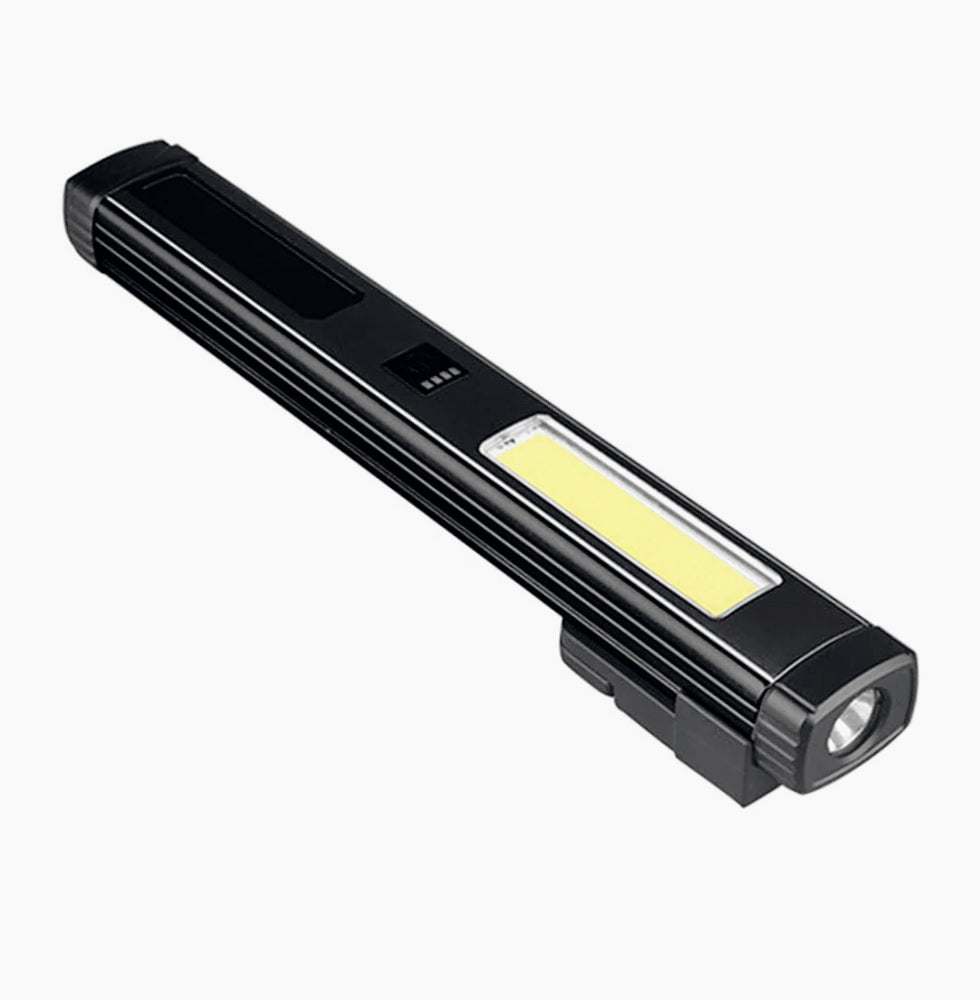 Torcia LED 3in1 – Lampada da lavoro, 3 modalità luce, SOS, Power Bank