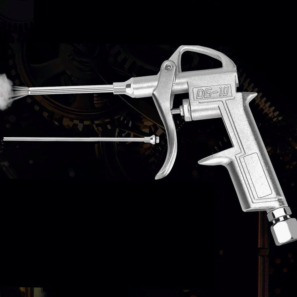 Pistola di soffiaggio ad aria compressa per compressore con accessori e ugelli - ambraled