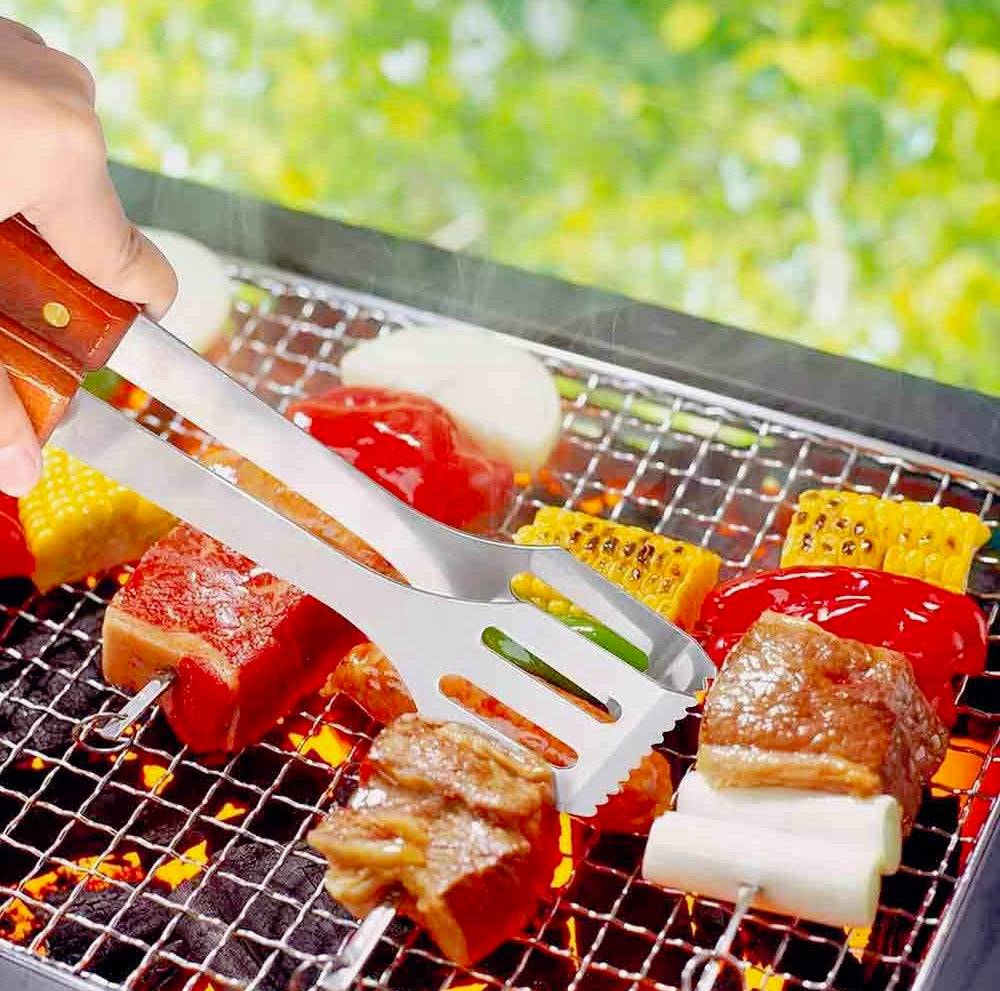 Pinza con colino per scolare frittura – Utensile da cucina multifunzione pinzetta-colino