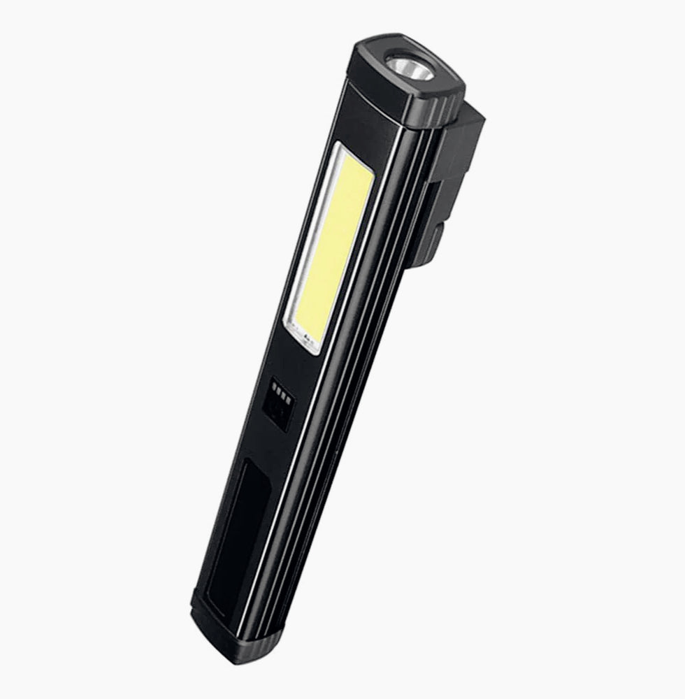 Torcia LED 3in1 – Lampada da lavoro, 3 modalità luce, SOS, Power Bank