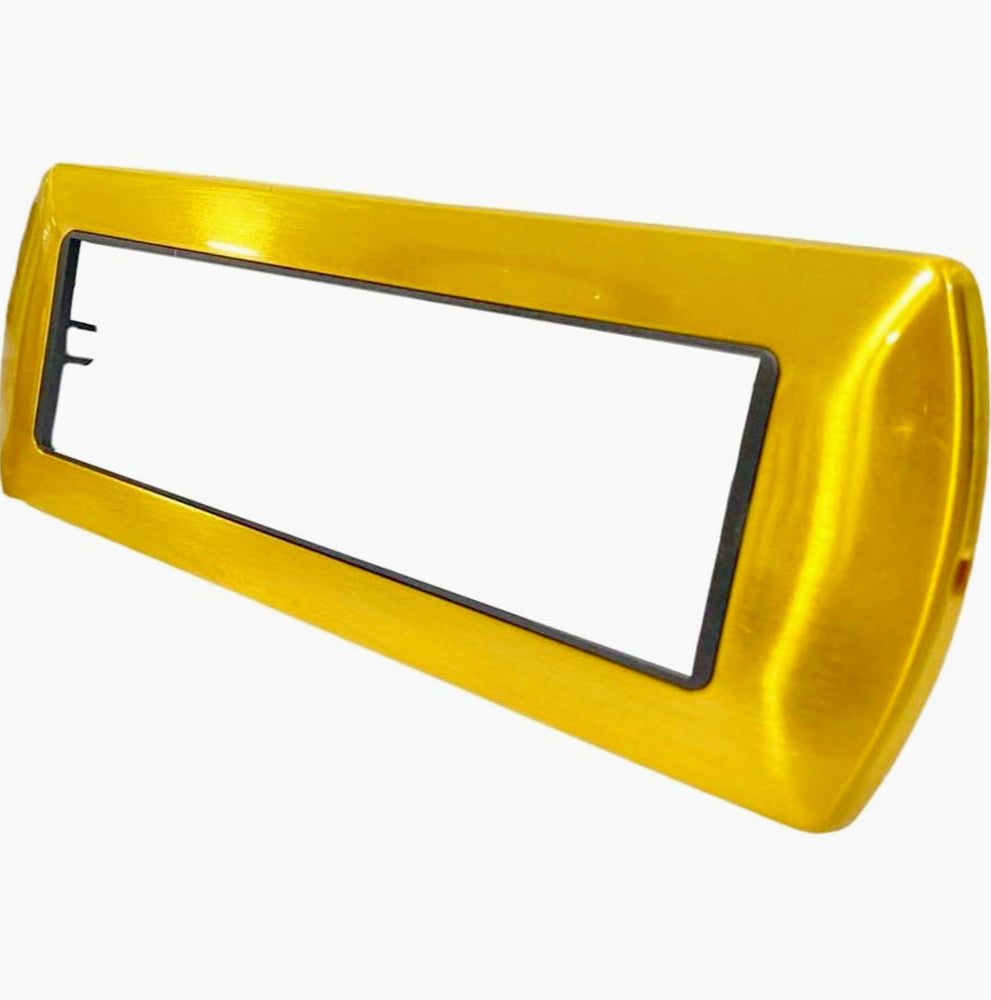 Placchetta Oro Spazzolato 3-7 Posti – Compatibile con Living International