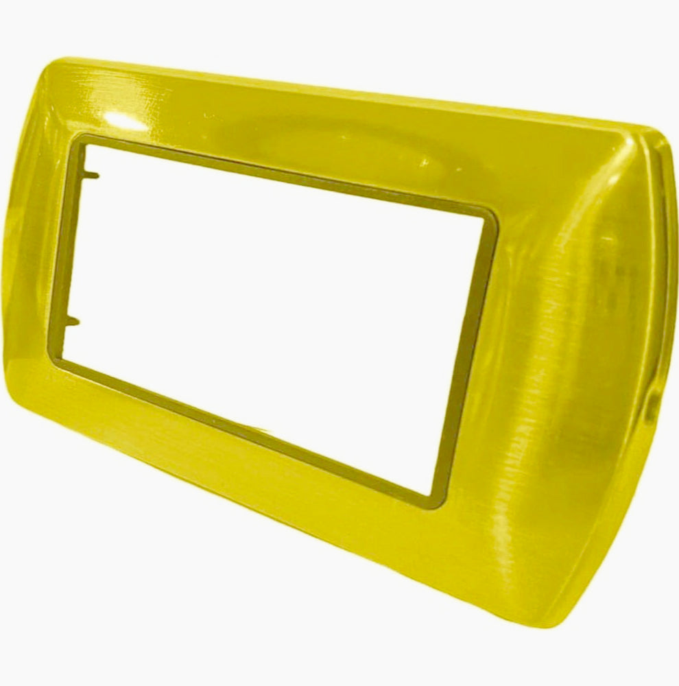 Placchetta Oro Lucido 3-7 Posti – Compatibile con Living International 503
