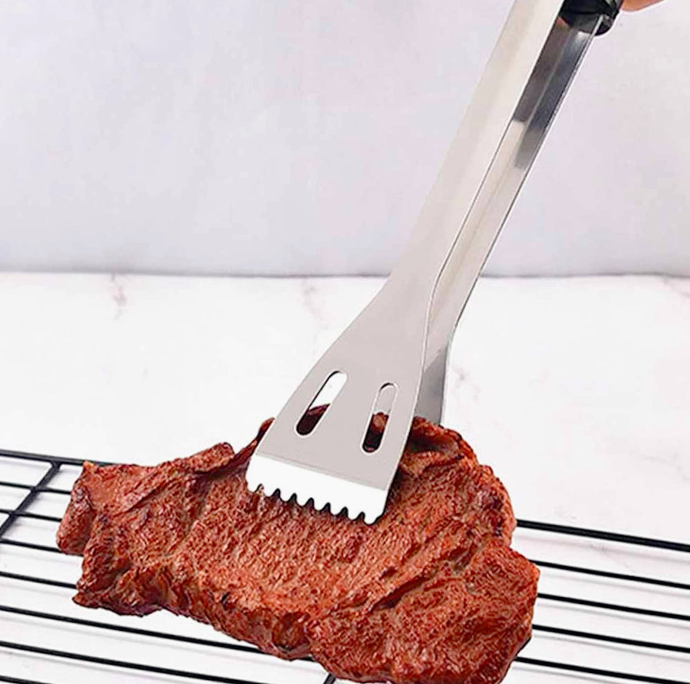 Pinza con colino per scolare frittura – Utensile da cucina multifunzione pinzetta-colino