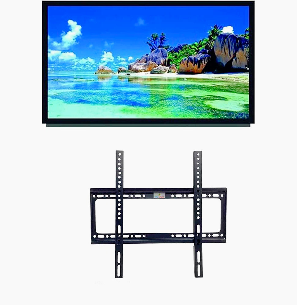 Staffa TV 26"-63" a parete fissa – Compatibile VESA 200-400 mm, montaggio sicuro