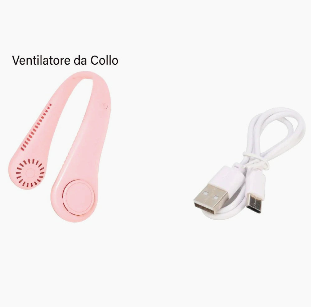 Ventilatore Portatile da Indossare al Collo – Freschezza e libertà di movimento ovunque tu sia