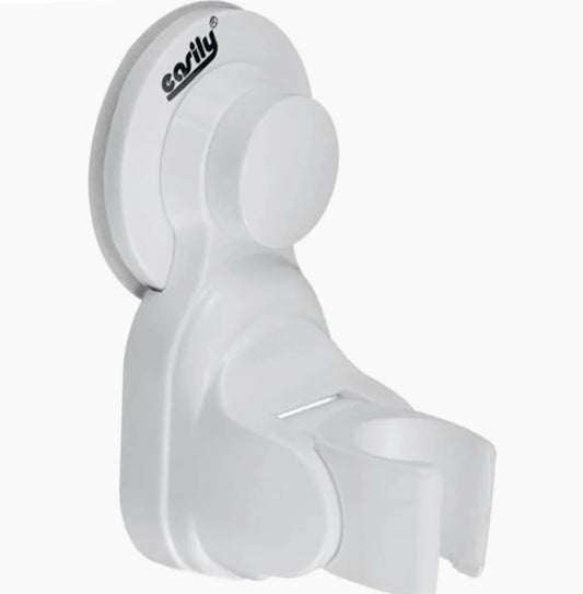 Supporto per soffione doccia a ventosa regolabile con gancio – Fissaggio pratico e posizionamento flessibile