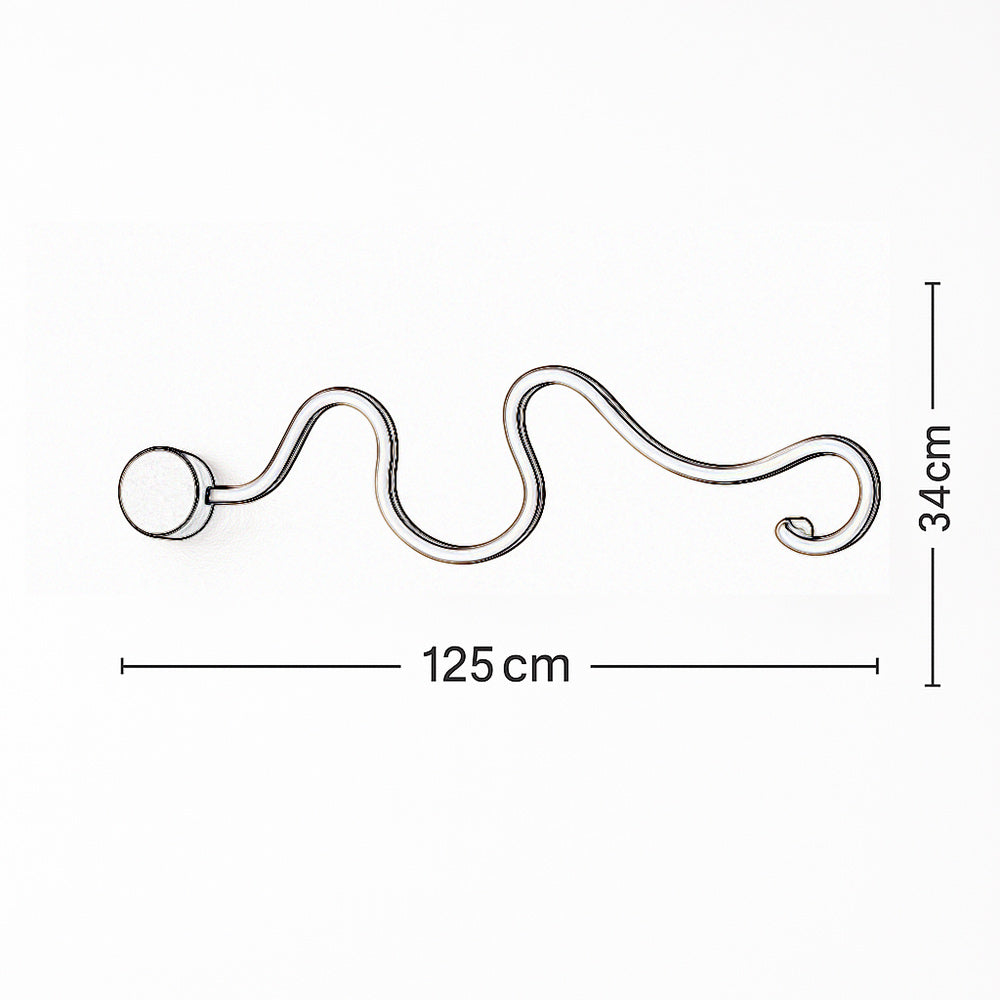 Applique a led 28W decorativo lampada curva con tecnologia CCT - ambraled