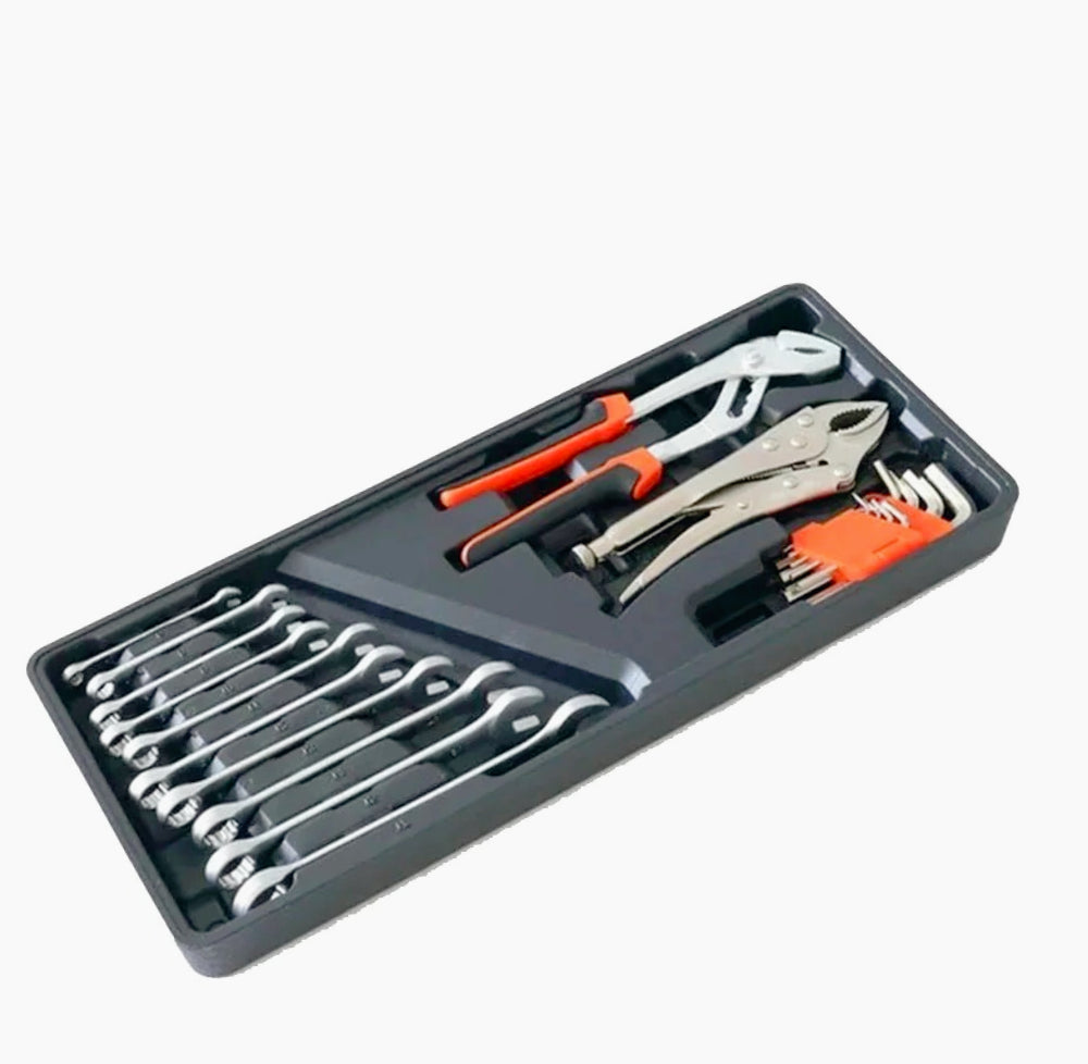 Cassetta attrezzi 5 scomparti – 85 accessori per fai da te - ambraled