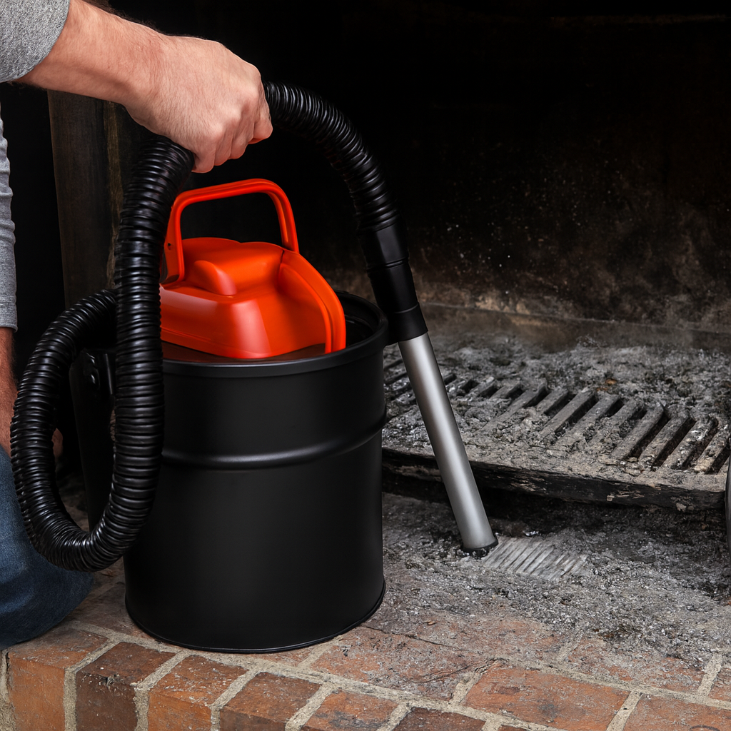 Aspiracenere elettrico 800 watt serbatoio bidone aspiratore 18 litri - ambraled