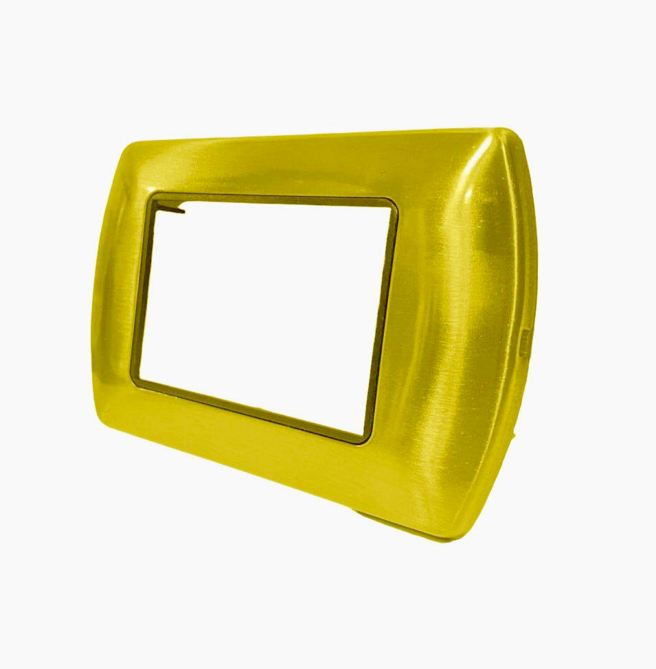 Placchetta Oro Lucido 3-7 Posti – Compatibile con Living International 503