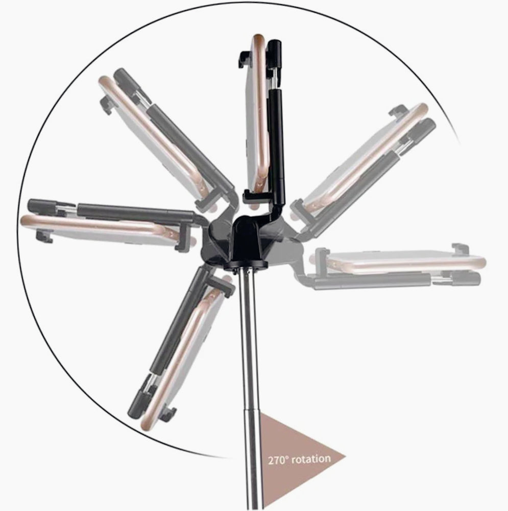 Bastone selfie telescopico – Bluetooth + telecomando wireless - ambraled