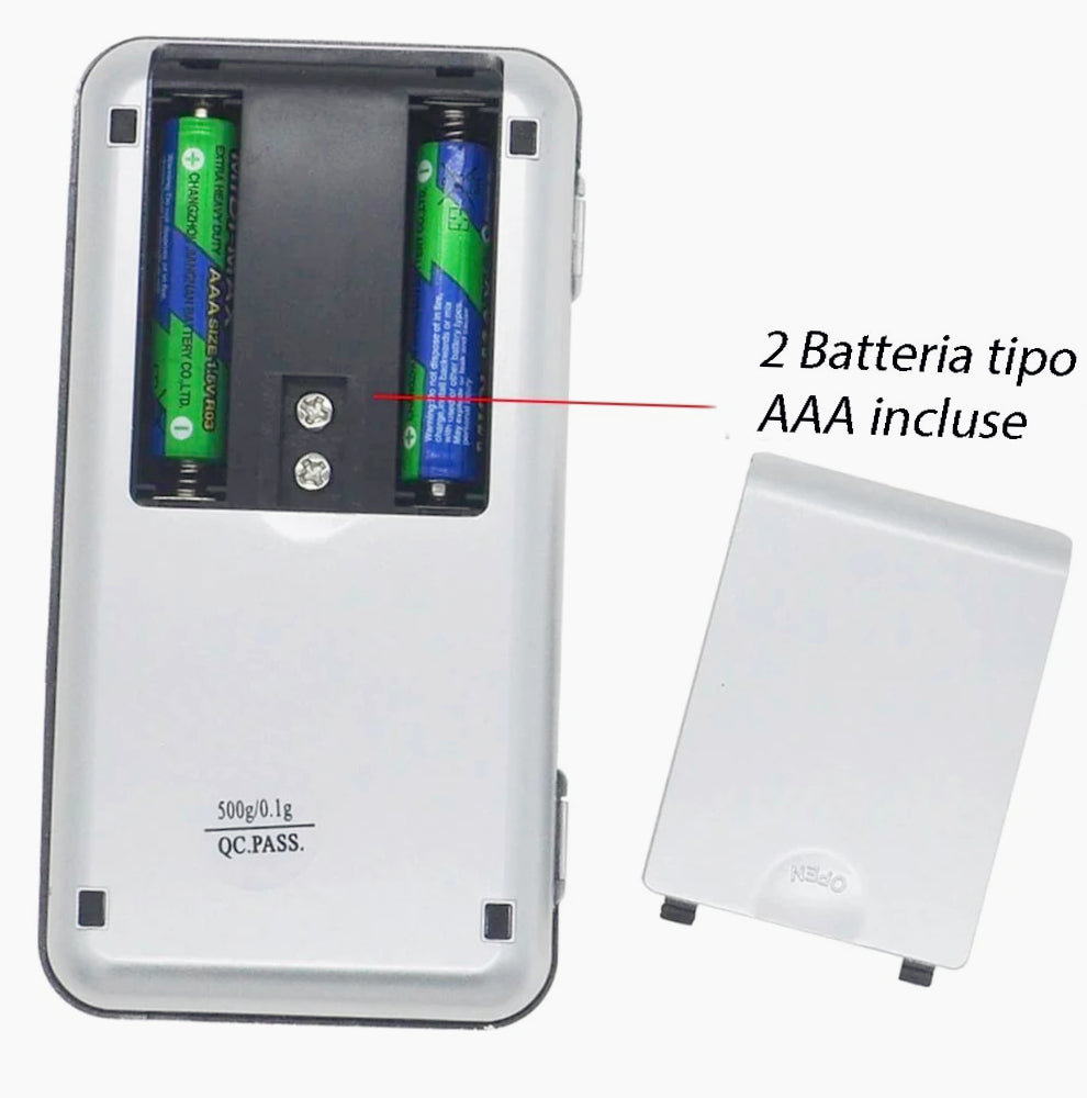 Bilancino 0,01-200g – LCD retroilluminato gr/lb/oz - ambraled