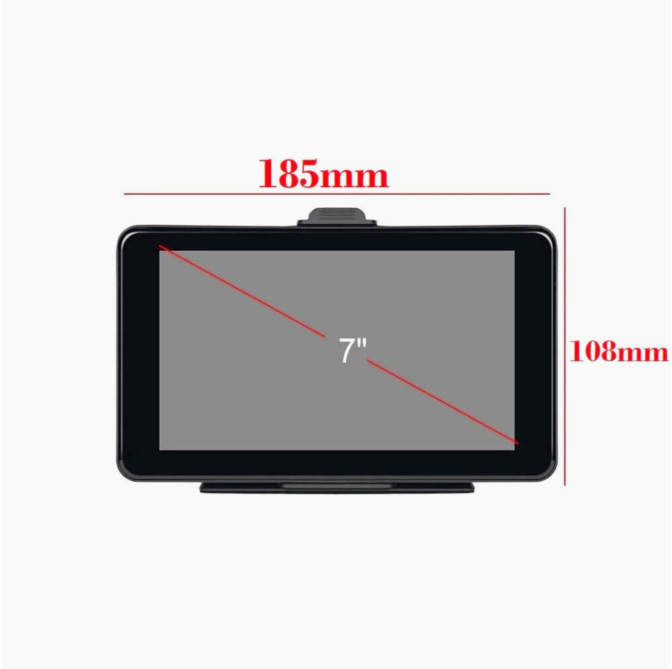 Monitor 7" CarPlay – Bluetooth touchscreen FM/Aux/TF - ambraled