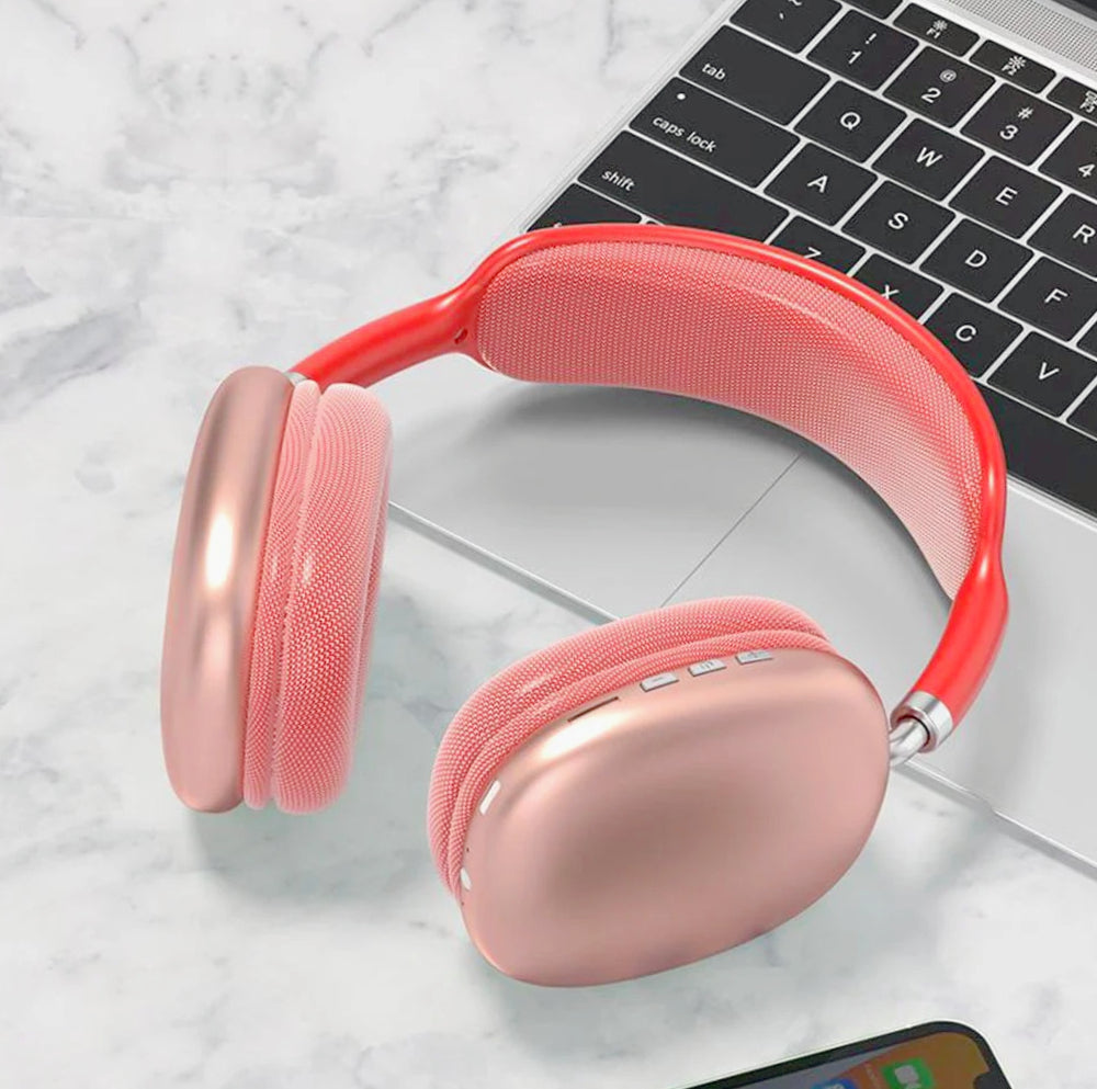 Cuffia Bluetooth ricaricabile – microfono, scheda TF per PC & smartphone - ambraled