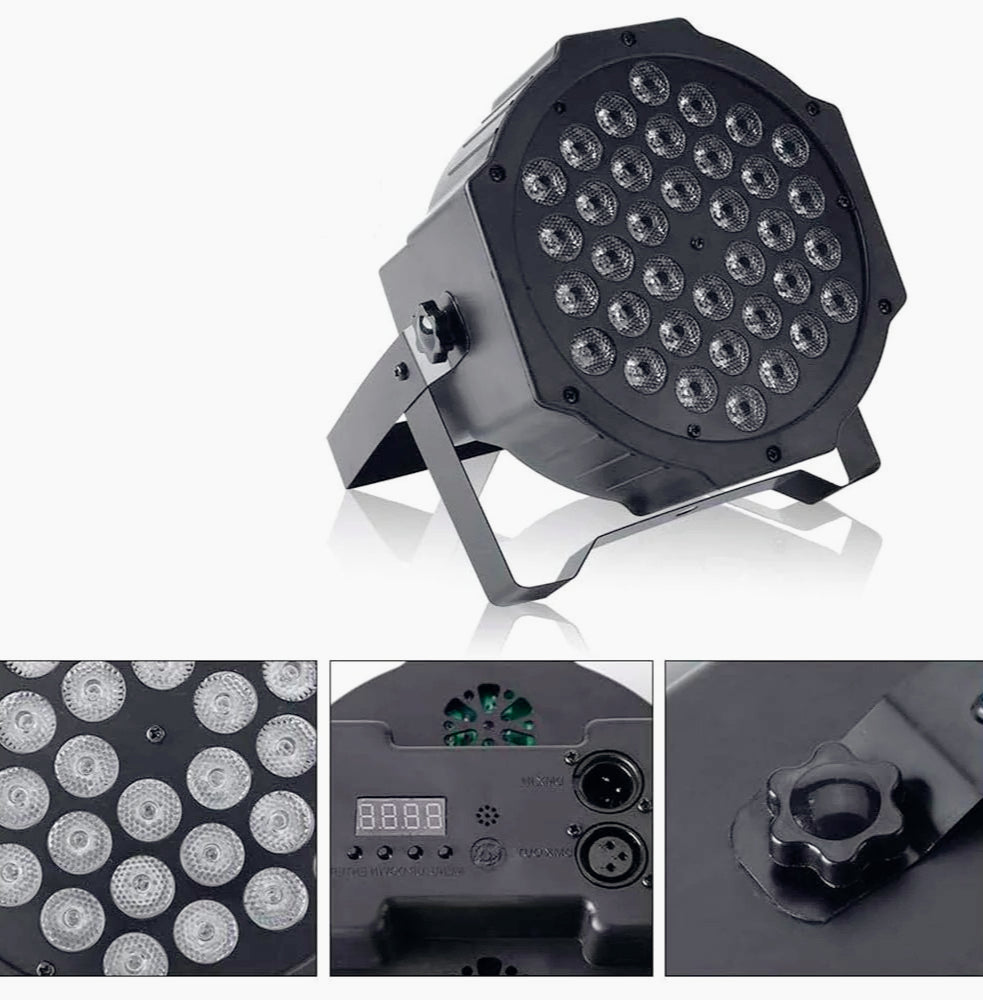 Lampada stroboscopica RGB 36 LED – 36W, luce strobo, 7 modalità - ambraled
