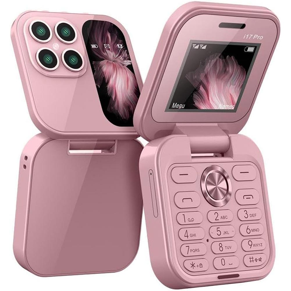 Cellulare pieghevole mini – Dual SIM, HD, display 1,77” - ambraled