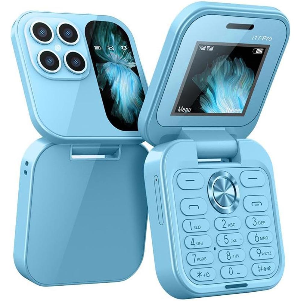 Cellulare pieghevole mini – Dual SIM, HD, display 1,77” - ambraled