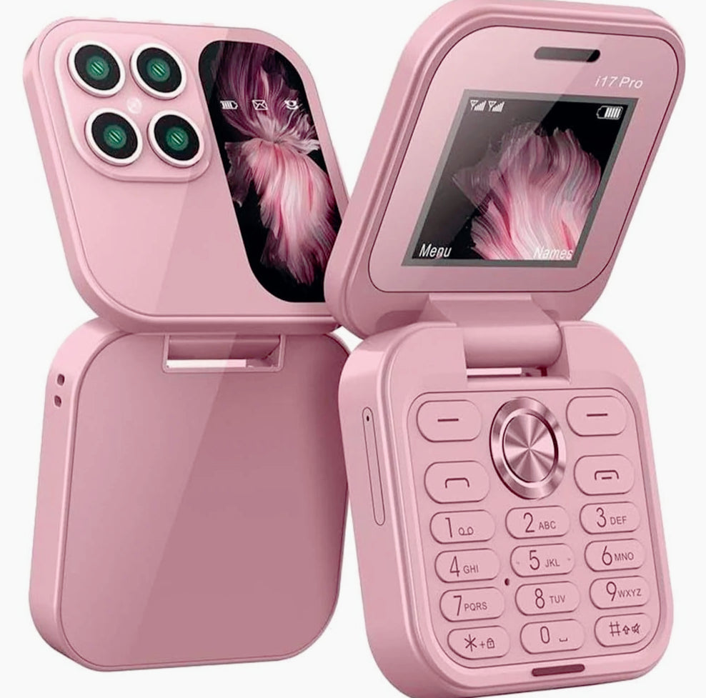 Cellulare pieghevole mini – Dual SIM, HD, display 1,77” - ambraled