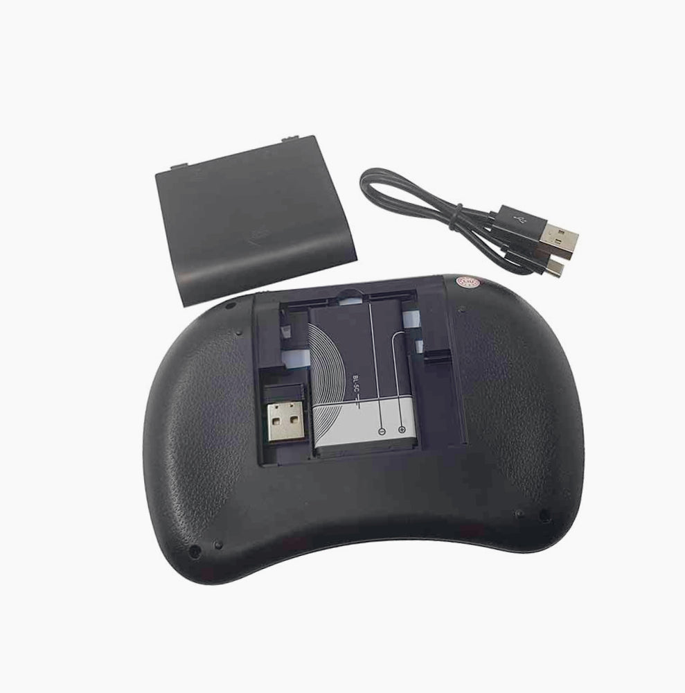 Mini tastiera wireless retroilluminata per Smart TV e tablet - ambraled