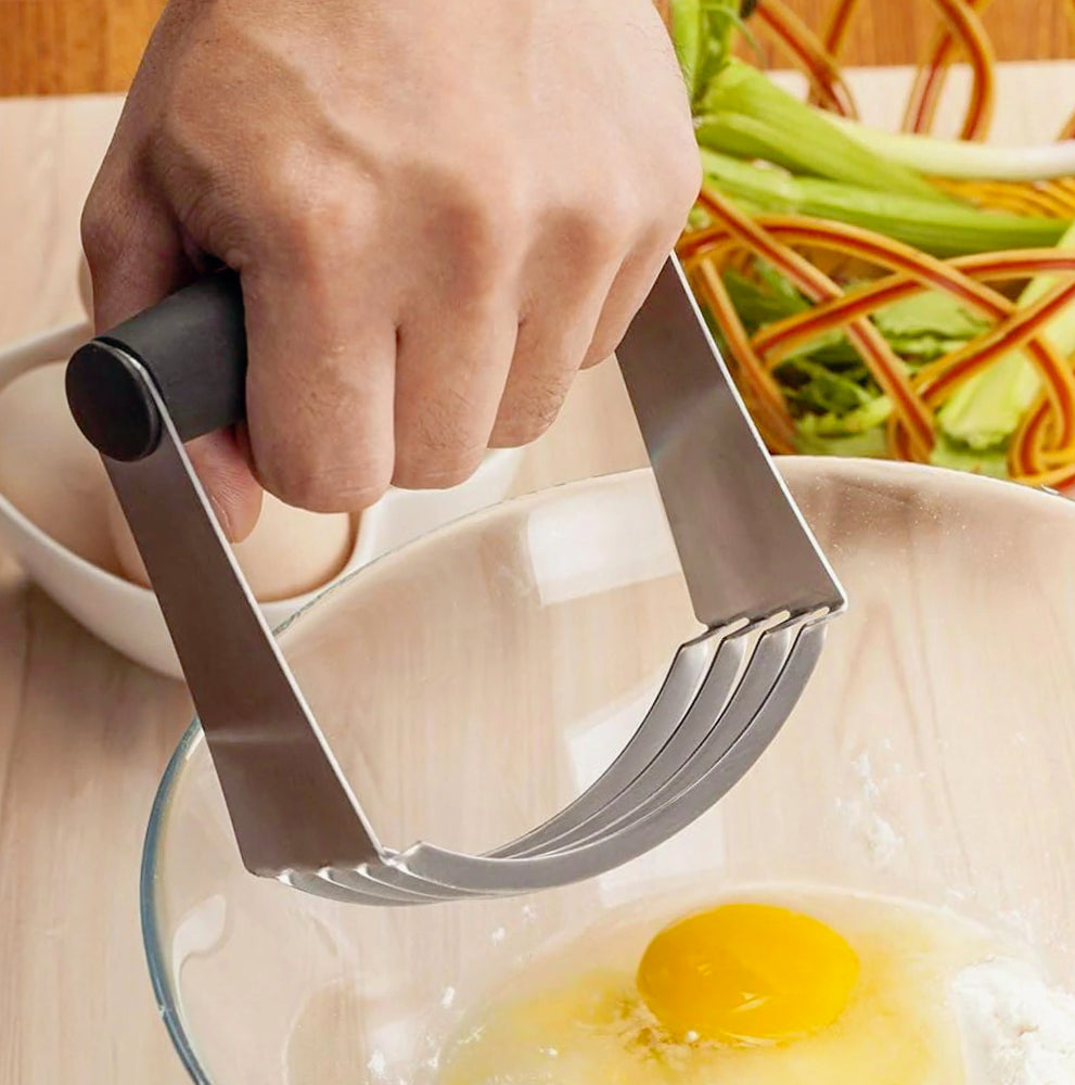 Taglia pasta manuale 4 lame – Impasta, miscela e taglia l’impasto con facilità