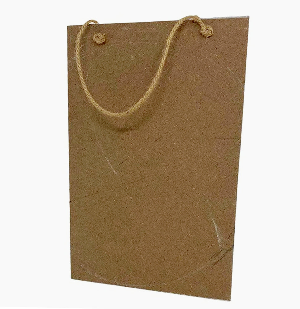 Cartello "Uscita Emergenza Sinistra" legno 20x30cm con corda - ambraled