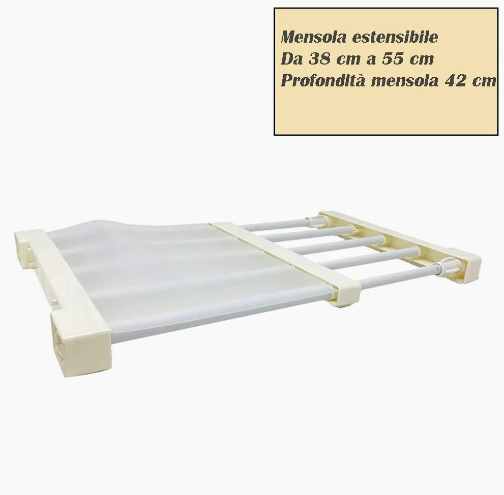 Mensola estensibile per armadio – mobile stand varie dimensioni - ambraled