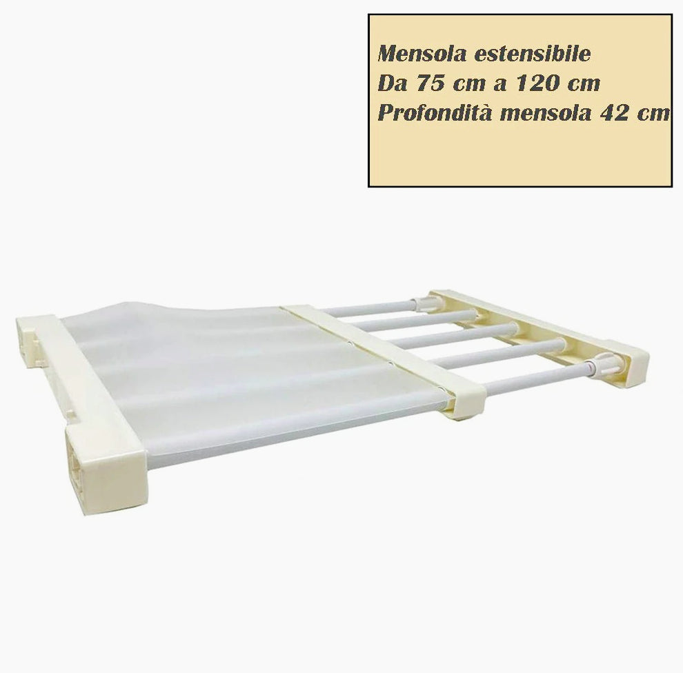 Mensola estensibile per armadio – mobile stand varie dimensioni - ambraled