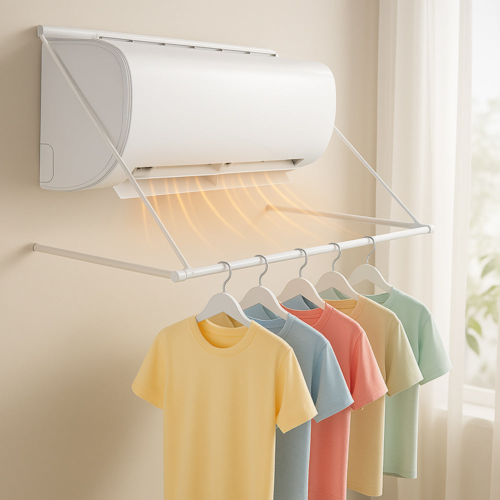 Stendino per condizionatore estensibile 60-110 cm asciuga biancheria - ambraled
