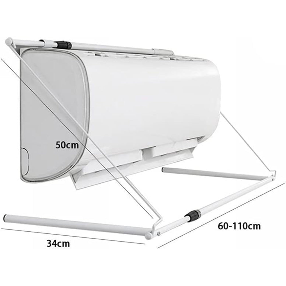 Stendino per condizionatore estensibile 60-110 cm asciuga biancheria - ambraled