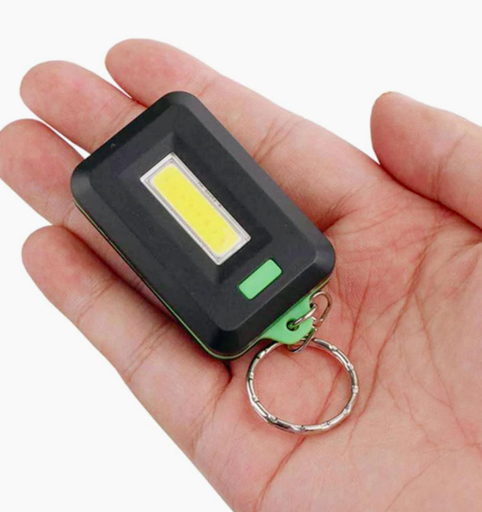2 torce LED COB portatili 3 modalità luce – portachiavi (60 caratteri) - ambraled