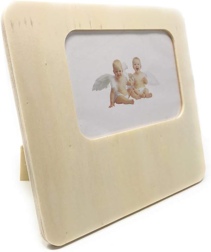 Cornice portafoto in legno – personalizzabile per decoupage - ambraled