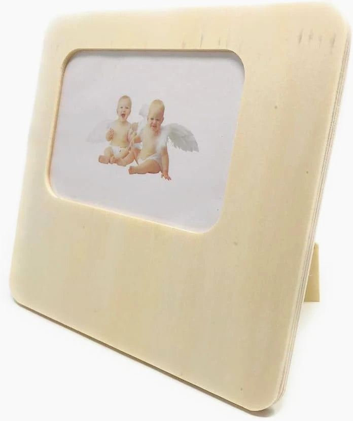 Cornice portafoto in legno – personalizzabile per decoupage - ambraled
