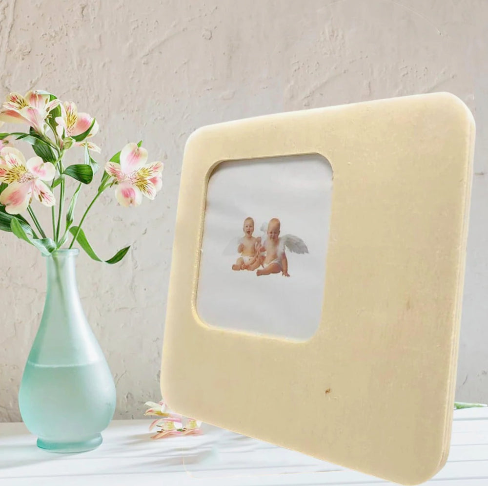 Cornice portafoto in legno – personalizzabile per decoupage - ambraled
