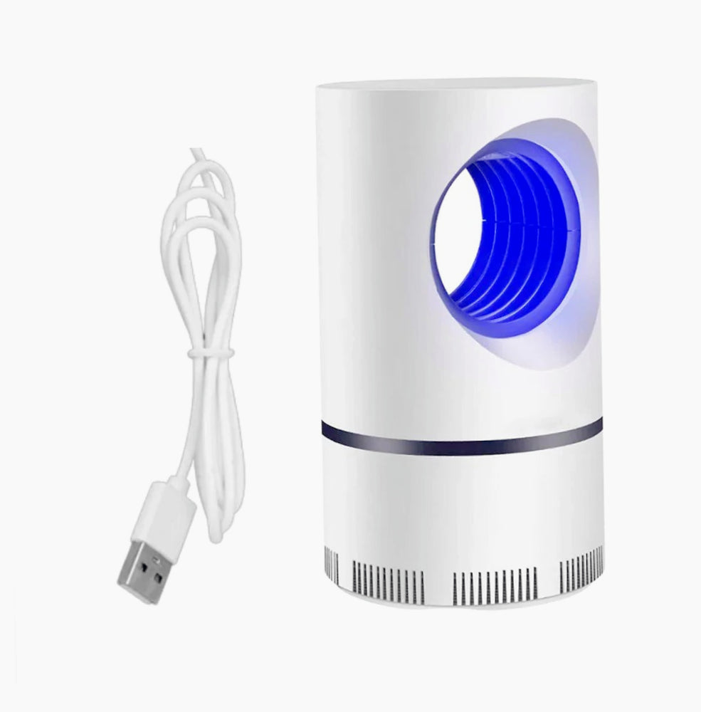 Zanzariera elettrica USB con aspiratore vortice, luce LED e luce UV – Cattura insetti in modo efficace e silenzioso