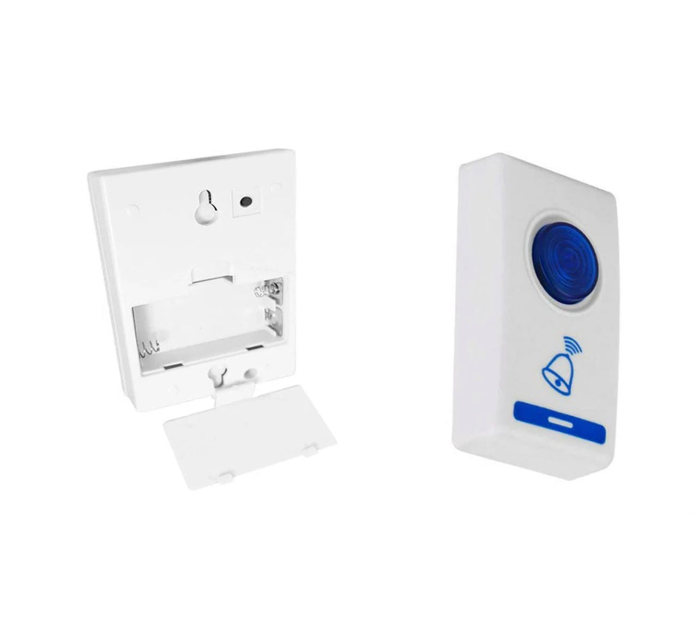 Campanello wireless 100m – 32 melodie, a batteria, con LED - ambraled