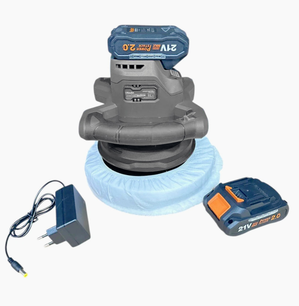 Lucidatrice 21V – 2 batterie 250mm per levigatura disco - ambraled