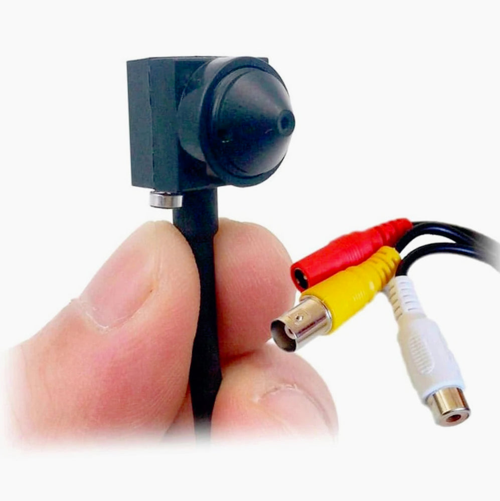 Microcamera analogica 420TVL – obiettivo a punta audio/video - ambraled