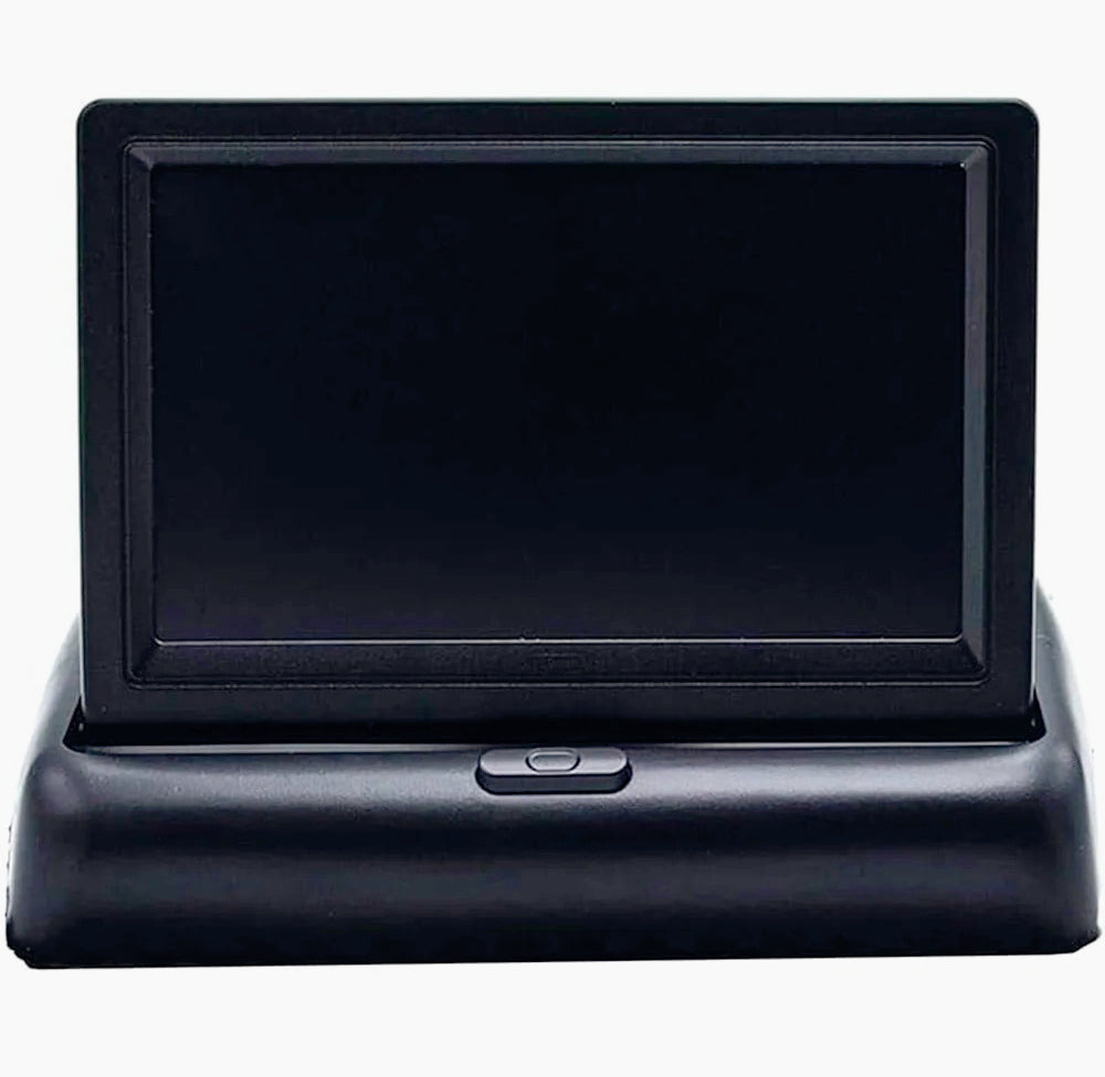 Monitor auto 4,3" a colori – telecamera retromarcia scomparsa - ambraled