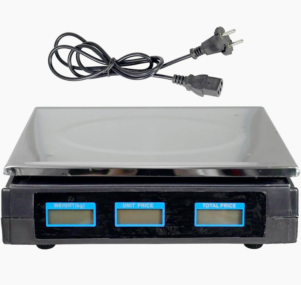 Bilancia digitale 40kg – 6 display retroilluminati, 2g di precisione - ambraled
