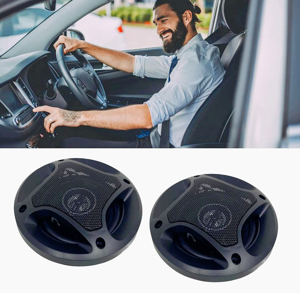 Casse auto 350W 2 vie – 13cm, woofer & tweeter stereo - ambraled