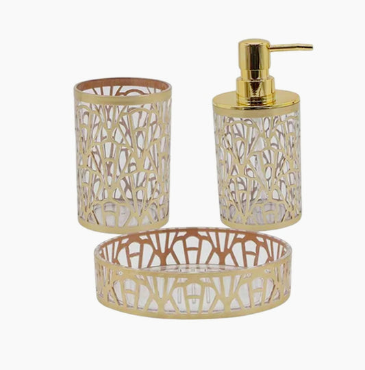 Accessori Bagno Oro – Stile Contemporaneo - ambraled