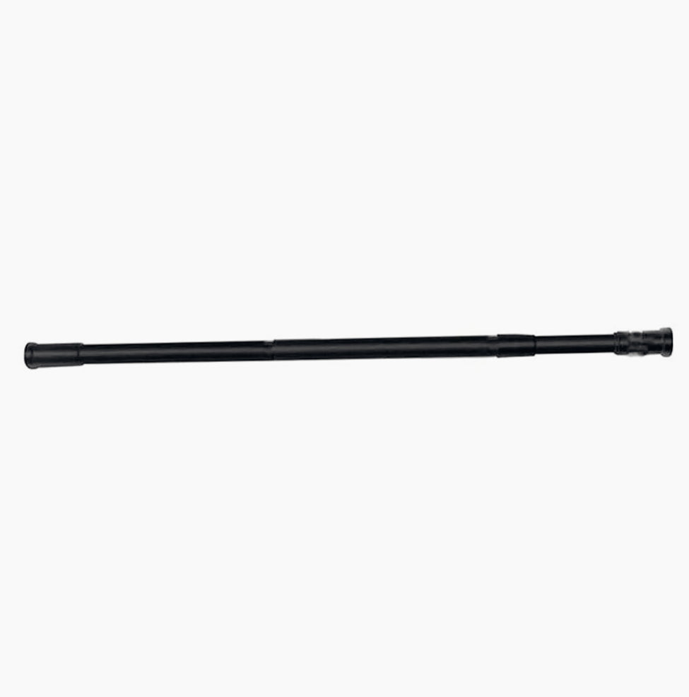 Bastone nero 70-120cm – per tenda o appendiabiti armadio - ambraled
