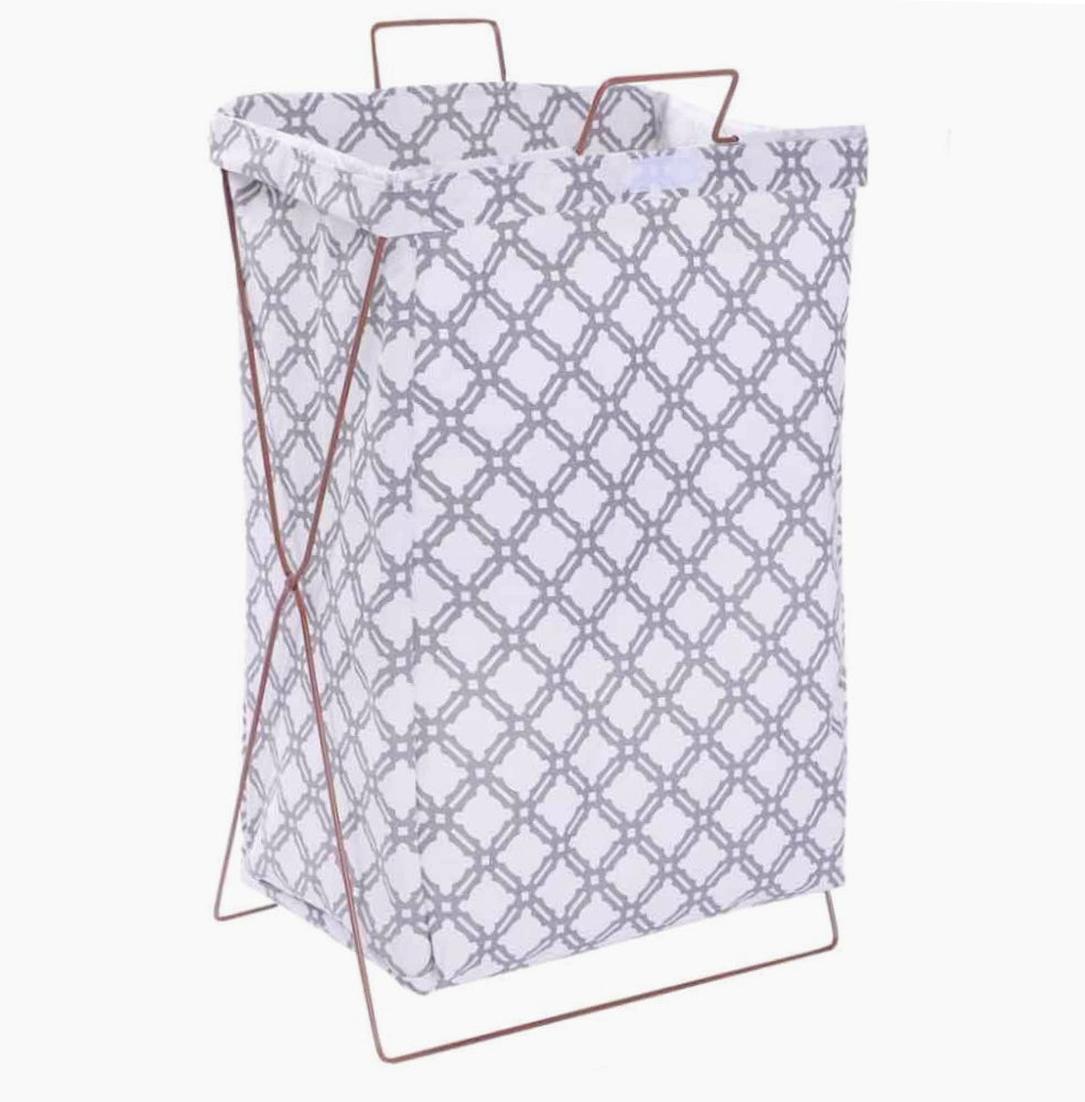 Cesto porta biancheria 55x35x25cm – pieghevole, sacca richiudibile - ambraled