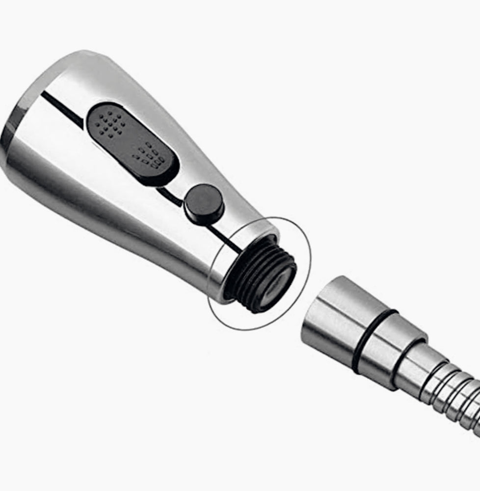 Doccetta estraibile ricambio – 2 getti + pulsante per miscelatore - ambraled