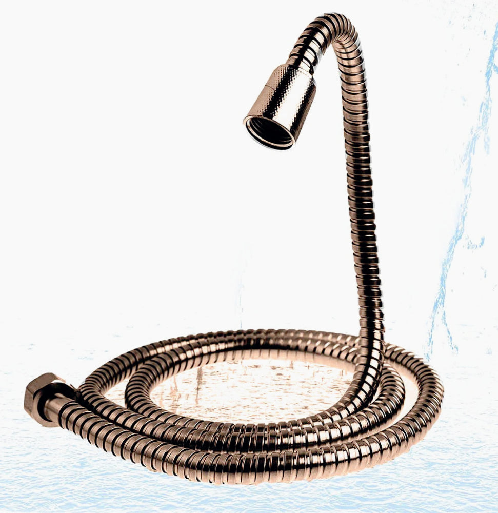 Laccio doccia bronzo flessibile – 200 cm e 150 cm, attacco 1/2' - ambraled