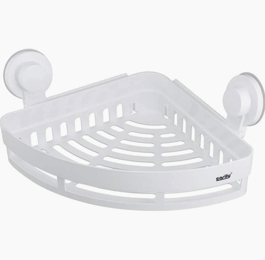 Mensola angolare con ventosa – per doccia e bagno - ambraled