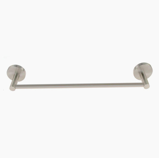 Porta asciugamani in acciaio satinato modello Aria, lunghezza 40 o 60 cm - ambraled