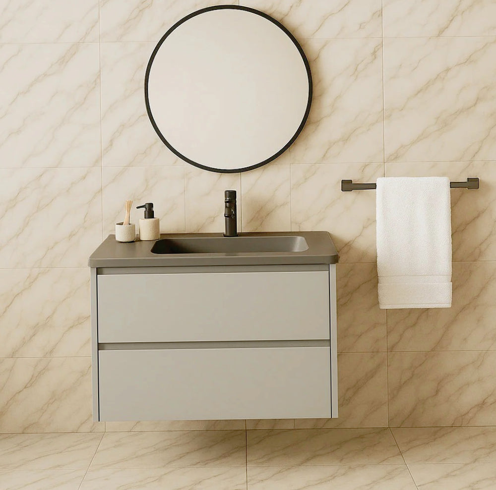 Porta asciugamani in acciaio modello Cromia, lunghezza 60 cm (design stilizzato) - ambraled