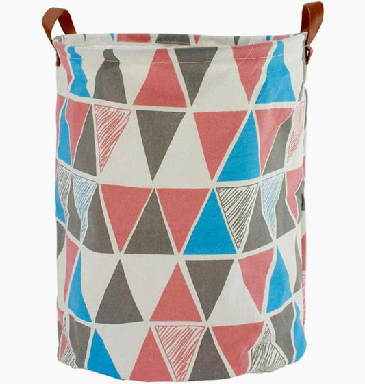 Cesto portabiancheria geometrico – con manici, varie dimensioni - ambraled