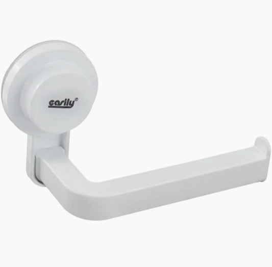 Porta rotolo per carta igienica a ventosa per fissaggio a muro - ambraled